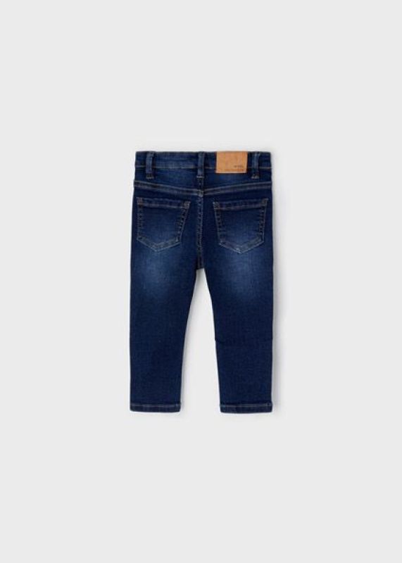 Mayoral Broek Denim blue baby jongens (Jeans slim fit donker - 510-043) - Victor & Camille Destelbergen