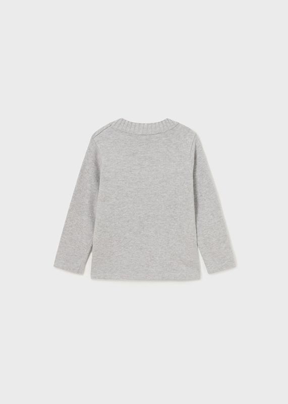 Mayoral Coltrui Ecru meisjes (Knit mockneck silver - 2004-057) - Victor & Camille Destelbergen