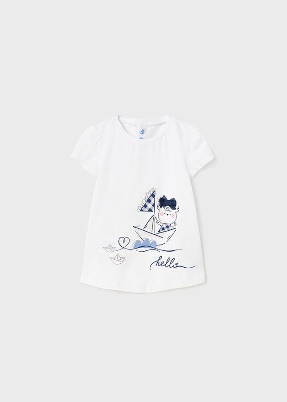 Mayoral Set T-shirt + legging Blauw baby meisjes (Leggings set (3 garments) navy - 1775-018) - Victor & Camille Destelbergen