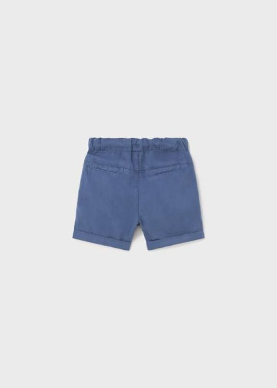 Mayoral Short Blauw baby jongens (Linen relax shorts indigo - 1227-010) - Victor & Camille Destelbergen