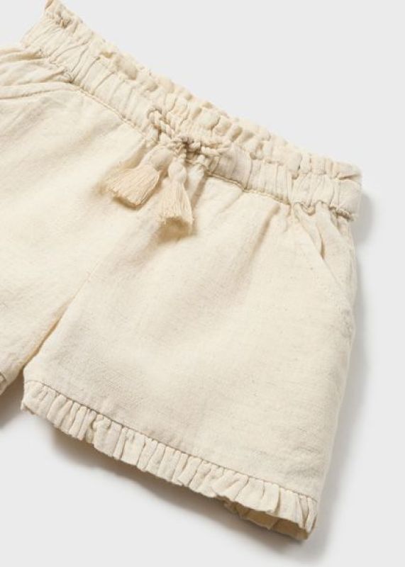 Mayoral Short Beige baby meisjes (linen shorts beige - 1212-077) - Victor & Camille Destelbergen