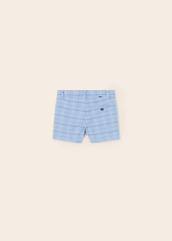 Mayoral Short Blauw baby jongens (Linnen dressy shorts frames - 1284-080) - Victor & Camille Destelbergen