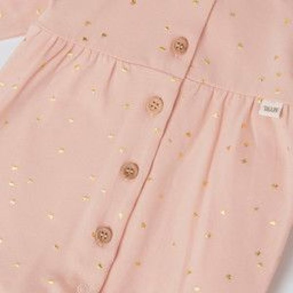 Mayoral Romper Roze baby meisjes (Onesie set v 2 Nude/gouden hartj - 1610-053) - Victor & Camille Destelbergen