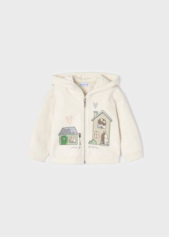 Mayoral Homewear Groen baby meisjes (Set v 2  broekjes + hoodie - 2835-011) - Victor & Camille Destelbergen