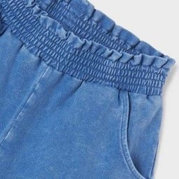 Mayoral Short Denim blue meisjes (Short jeanslook indigo - 6224-010) - Victor & Camille Destelbergen