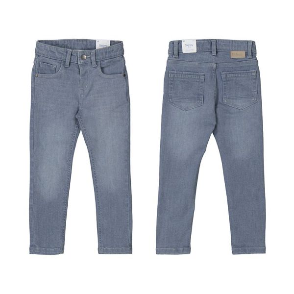 Mayoral Jeansbroek Grijs jongens (Skinny denim pants grey blue - 4530-095) - Victor & Camille Destelbergen