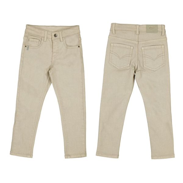 Mayoral Broek Beige jongens (Skinny pants gypsum - 4529-045) - Victor & Camille Destelbergen