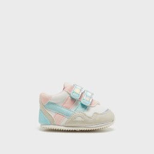 Mayoral Schoen Roze baby meisjes (Sneakers aqua/roze - 9512-071) - Victor & Camille Destelbergen