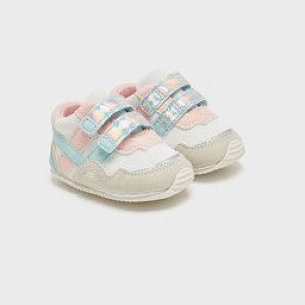 Mayoral Schoen Roze baby meisjes (Sneakers aqua/roze - 9512-071) - Victor & Camille Destelbergen