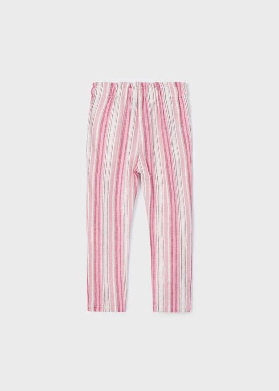Mayoral Broek Roze meisjes (Striped long trousers Hibiscus - 3505-031) - Victor & Camille Destelbergen