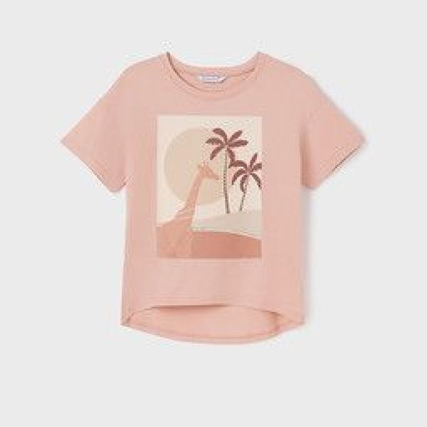 Mayoral T-shirt s/s Roze meisjes (T-shirt cake - 6029-051) - Victor & Camille Destelbergen