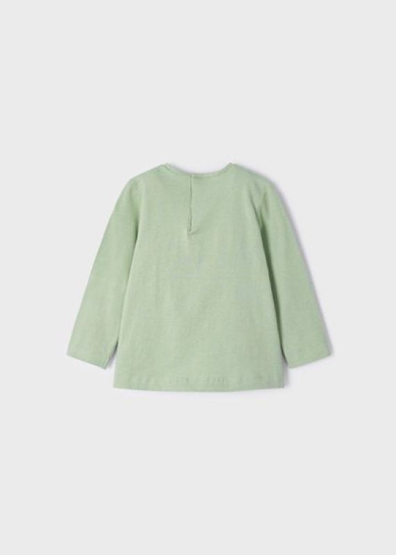 Mayoral T-shirt l/s Groen baby meisjes (T-shirt L/s Aloë - 2098-020) - Victor & Camille Destelbergen