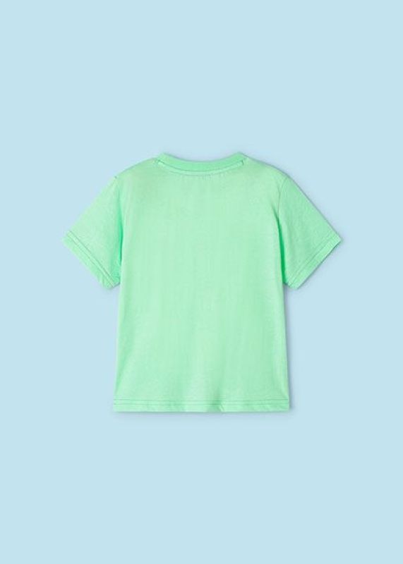 Mayoral T-shirt s/s Groen jongens (T-shirt s/s easy life mint - 3007-058) - Victor & Camille Destelbergen