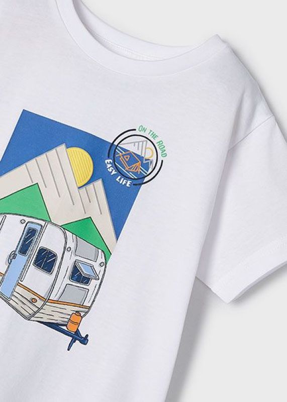Mayoral T-shirt s/s Wit jongens (T-shirt s/s 