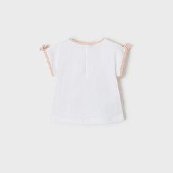 Mayoral T-shirt s/s Roze baby meisjes (T-shirt set v 2 Pale blush - 1002-063) - Victor & Camille Destelbergen