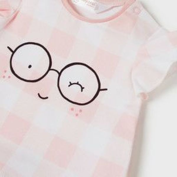 Mayoral T-shirt s/s Roze baby meisjes (T-shirt set v 2 Pale blush - 1002-063) - Victor & Camille Destelbergen