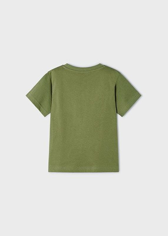 Mayoral T-shirt s/s Groen jongens (Wild jungle s/s shirt iguana - 3010-072) - Victor & Camille Destelbergen