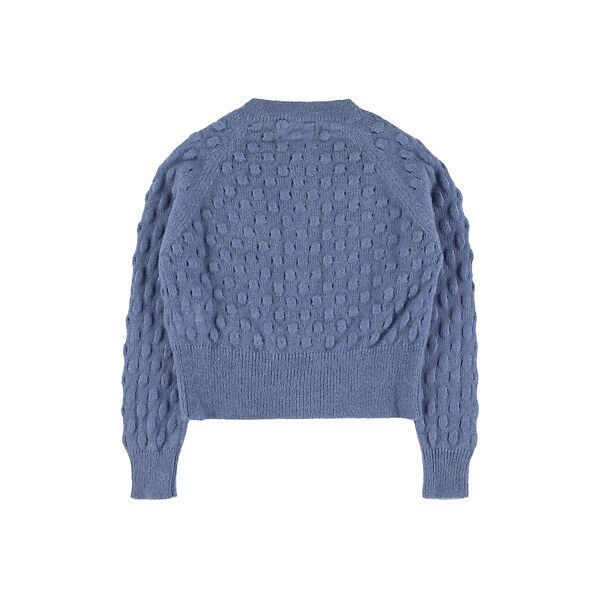 Morley Gilet Blauw meisjes (Verona Waffle blue - HKG61101190) - Victor & Camille Destelbergen