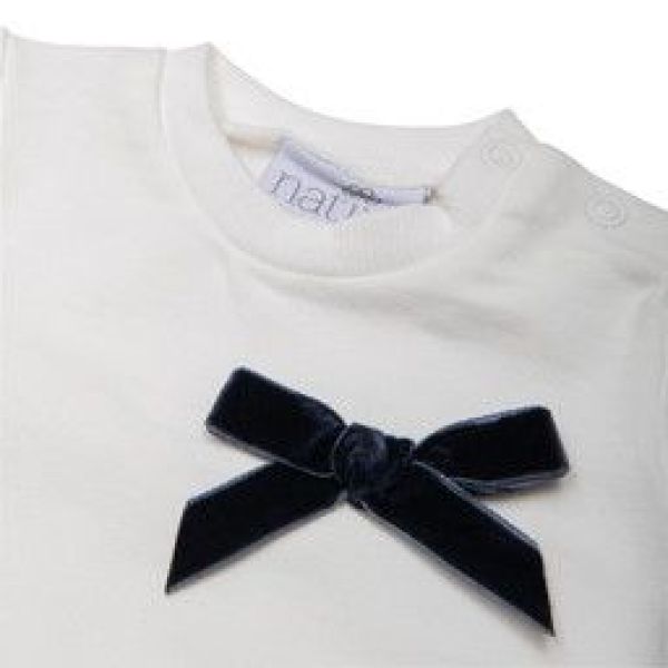 Natini Sweater Wit baby meisjes (Mia sweater wit - I59) - Victor & Camille Destelbergen