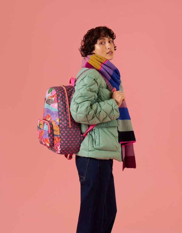 Oilily Tassen Multi meisjes (Belle folding backpack woods mulitcolour - MEOIL1581-99) - Victor & Camille Destelbergen