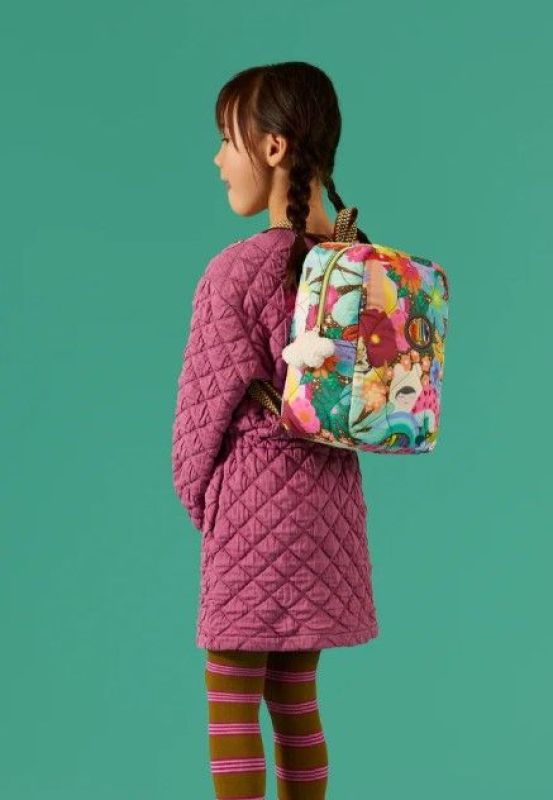 Oilily Tassen Multi meisjes (Bobby backpack padded world plantation - MEOIL1583-88) - Victor & Camille Destelbergen