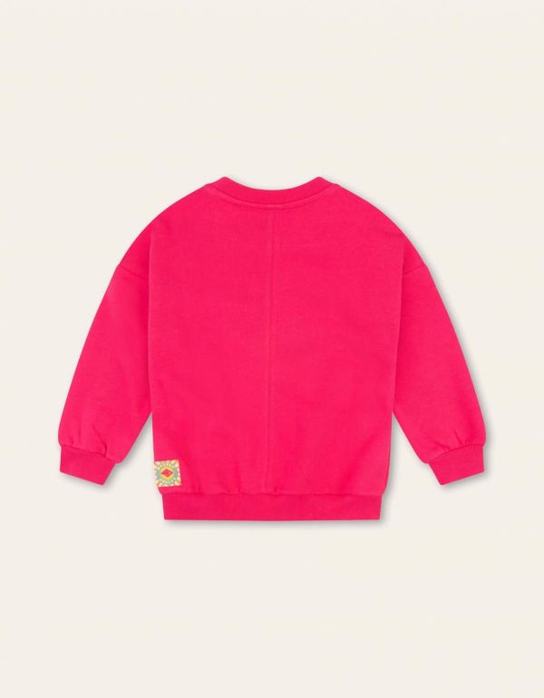 Oilily Sweater Roze meisjes (Harvey sweater solid artwork pink - YF24GHJ204) - Victor & Camille Destelbergen