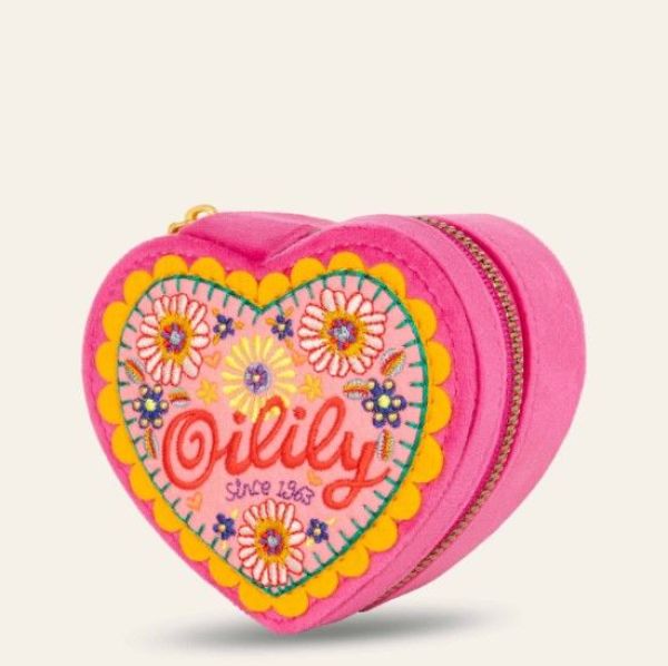 Oilily Tassen Roze meisjes (Heart jewelry box Raspberry rose - MEOIL1573-37) - Victor & Camille Destelbergen