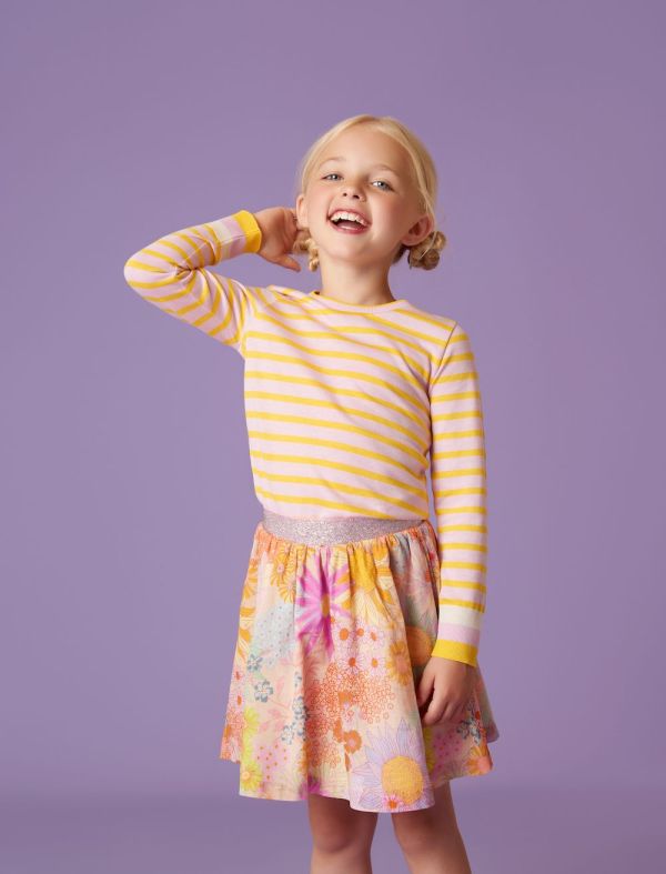 Oilily Knitwear Multi meisjes (Krum pullover stripe knit - YS24GKN211) - Victor & Camille Destelbergen