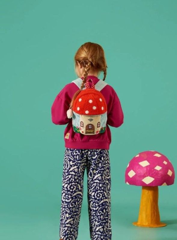 Oilily Tassen Multi meisjes (Mushroom backpack padded world fiery red - MEOIL1584-19) - Victor & Camille Destelbergen