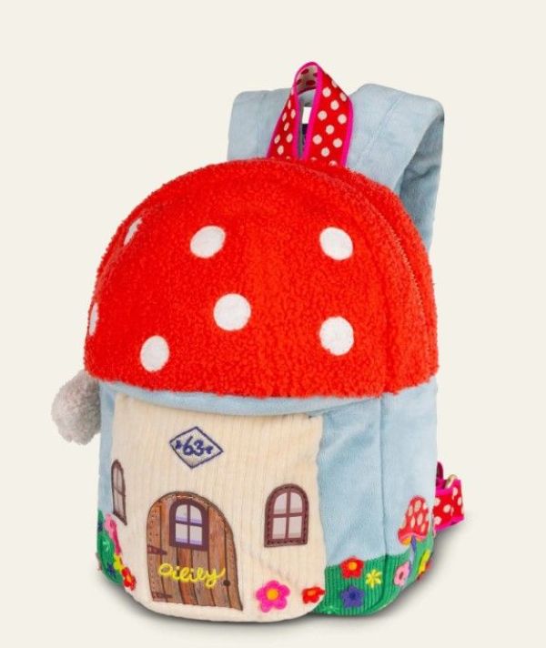 Oilily Tassen Multi meisjes (Mushroom backpack padded world fiery red - MEOIL1584-19) - Victor & Camille Destelbergen