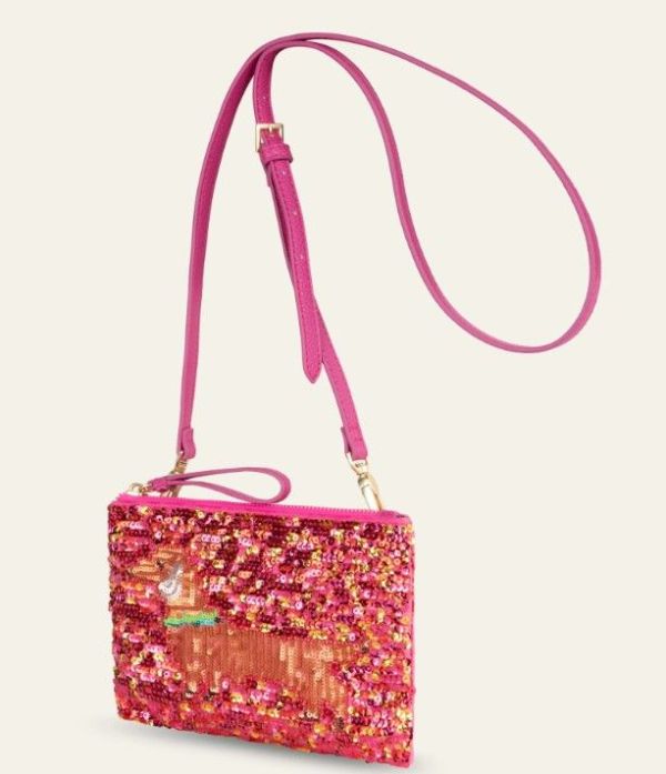 Oilily Tassen Roze meisjes (Salma shoulder bag 37 beads & embroidery - MEOIL1571-37) - Victor & Camille Destelbergen