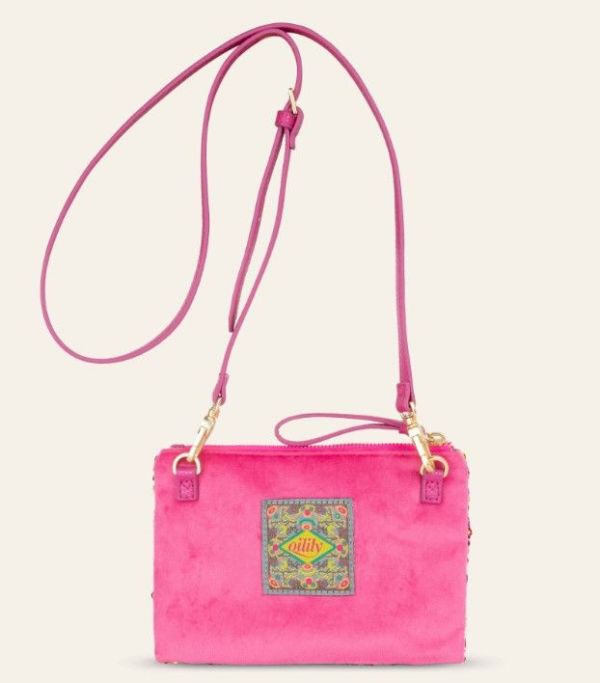 Oilily Tassen Roze meisjes (Salma shoulder bag 37 beads & embroidery - MEOIL1571-37) - Victor & Camille Destelbergen