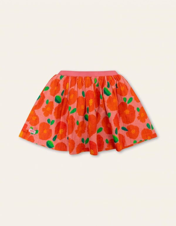 Oilily Rok Roze meisjes (Sunday skirt AOP Seta pink - YF24GSK204) - Victor & Camille Destelbergen