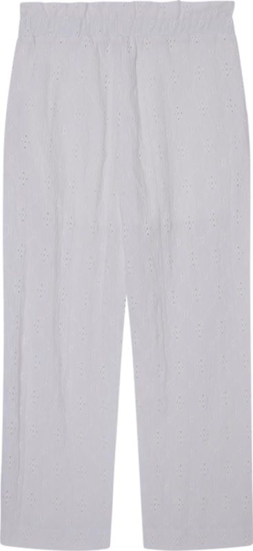 Pepe Jeans Broek Wit meisjes (Ghislaine eyelet jersey - PG210750) - Victor & Camille Destelbergen
