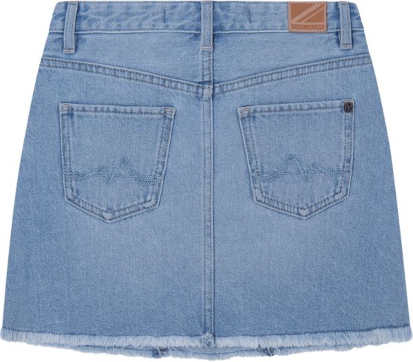 Pepe Jeans Rok Denim blue meisjes (Kourtney skirt 120z light bleach - PG900535 PR0) - Victor & Camille Destelbergen