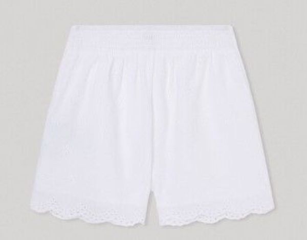 Pepe Jeans Short Wit meisjes (Oriel cotton voile 80's - PG800857) - Victor & Camille Destelbergen
