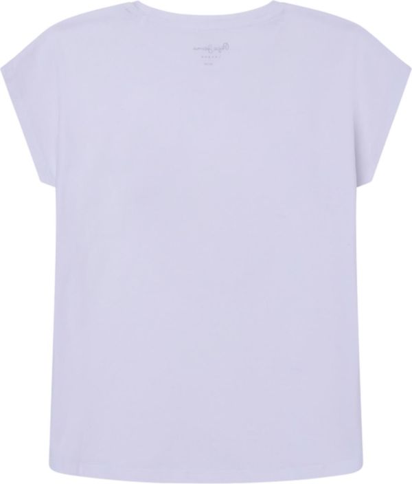 Pepe Jeans T-shirt s/s Wit meisjes (Prudence T-shirt basic jersey - PG502959) - Victor & Camille Destelbergen