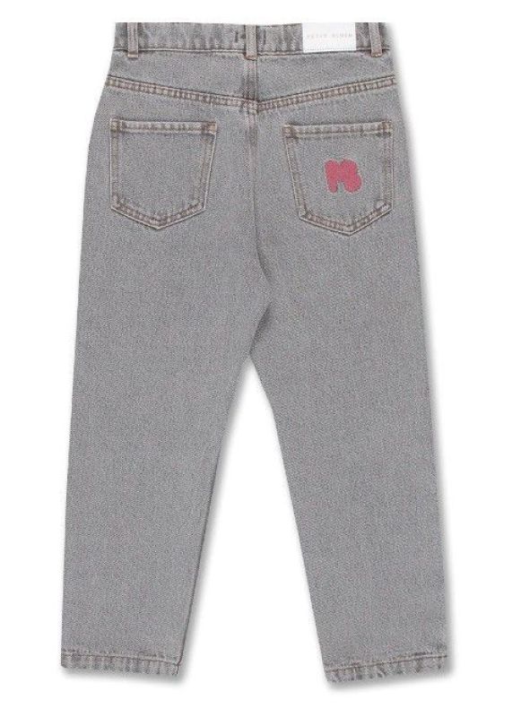 Petit Blush Jeansbroek Grijs meisjes (Baggy fit jeans washed light grey - AW24-610) - Victor & Camille Destelbergen