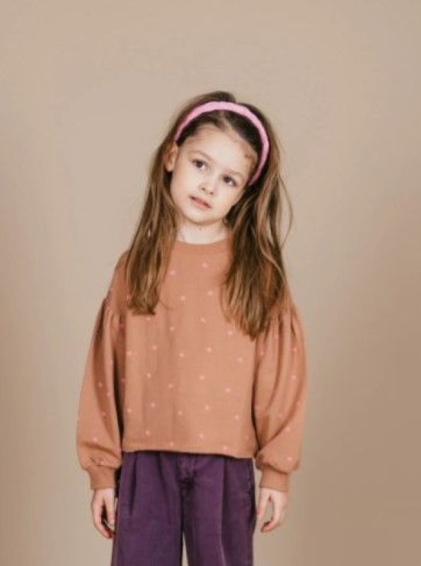 Petit Blush Haarband Roze meisjes (Braided Headband moonlit mauve - AW24-802) - Victor & Camille Destelbergen