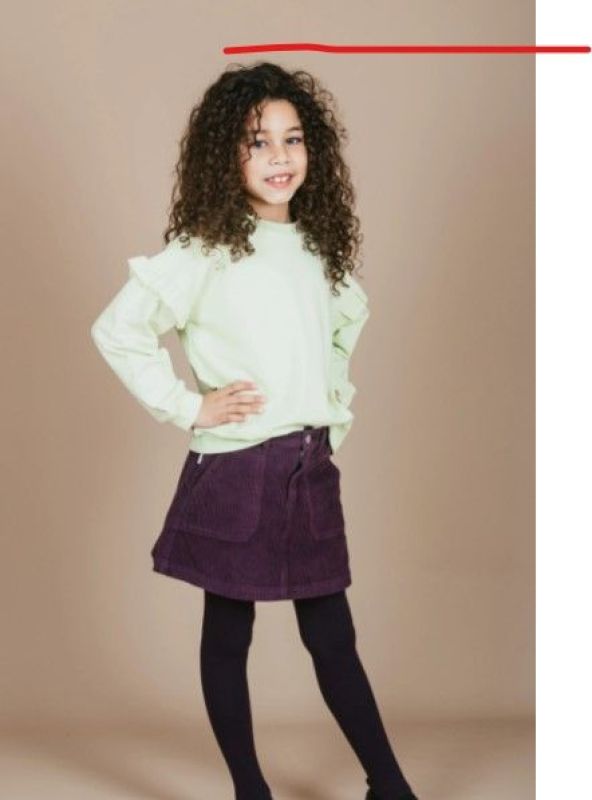 Petit Blush Rok Paars meisjes (Cargo skirt plum perfect - AW24-506) - Victor & Camille Destelbergen