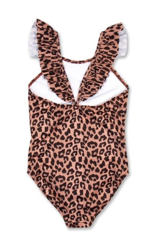 Petit Blush Badpak Multi meisjes (Wild Leopard AOP swimsuit - SS24-901) - Victor & Camille Destelbergen