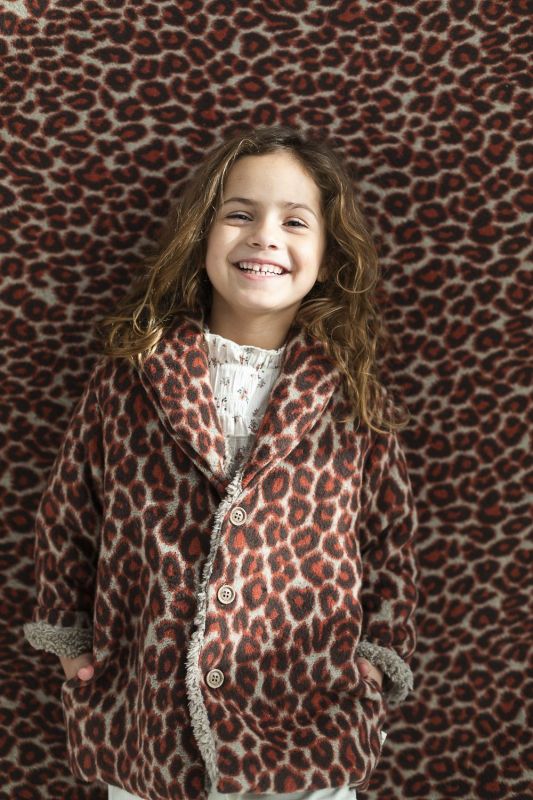 Petit Indi Jas Multi meisjes (Coat tiger multi - BK.93.33) - Victor & Camille Destelbergen