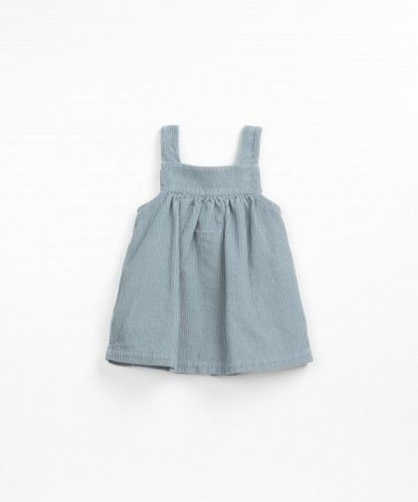 Play up Jurk Blauw baby meisjes (Corduroy dress blue - PA02/2AP11452) - Victor & Camille Destelbergen