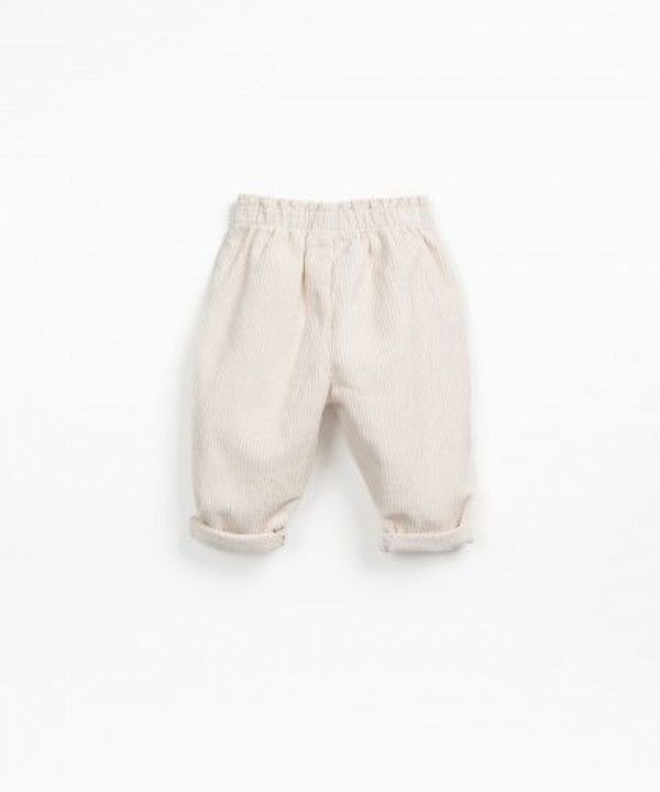 Play up Broek Ecru baby meisjes (Corduroy trousers  ecru - PA02/2AP11600) - Victor & Camille Destelbergen