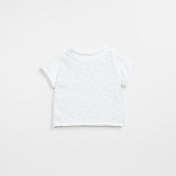 Play up T-shirt s/s Wit baby jongens (Flamé jersey T-shirt - PA01/1AO10900) - Victor & Camille Destelbergen
