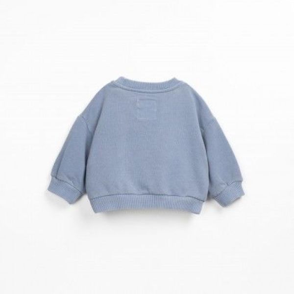 Play up Sweater Blauw baby jongens (Fleece sweater blauw - PA01/1AO10903) - Victor & Camille Destelbergen