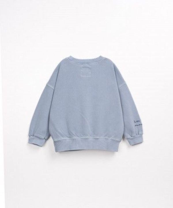 Play up Sweater Blauw jongens (Fleece sweater sky blue - PA03/3AP10902) - Victor & Camille Destelbergen