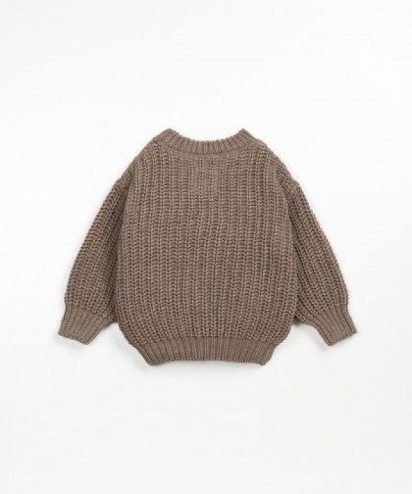 Play up Sweater Groen jongens (Knitted sweater green - PA03/3AP11356) - Victor & Camille Destelbergen