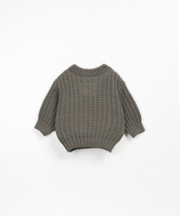 Play up Sweater Groen baby jongens (Knitted sweater  - PA01/1AP11355) - Victor & Camille Destelbergen