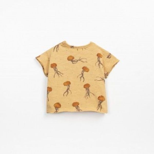 Play up T-shirt s/s Roze baby jongens (Printed flamé T-shirt jellyfish - PA01/1AO11055) - Victor & Camille Destelbergen